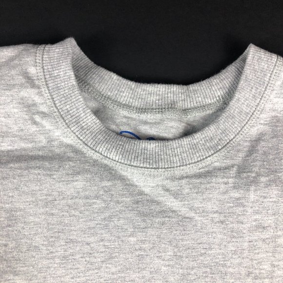 Disney Minnie Mouse Shirt Men's Small Grey Big Puffy Print Spell Out Long Sleeve - Picture 6 of 14